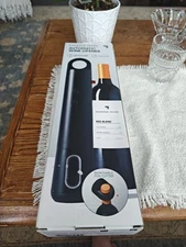 Sharper Image Automatic Universal Wine Bottle Opener Foil Cutter NIB *NEW
