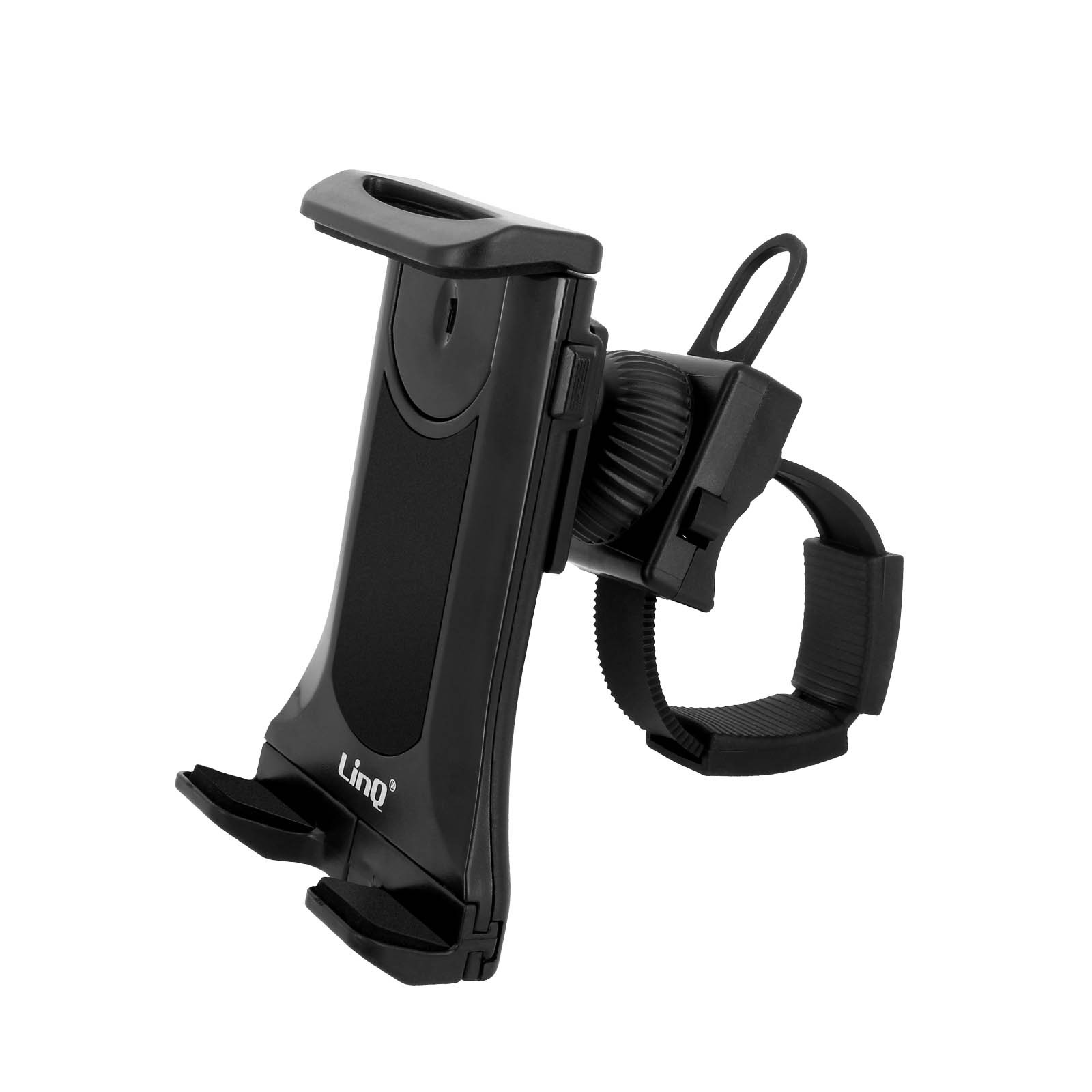 Support telephone pour guidon de velo avec attache poignee rotative 360