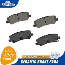 4Pcs Rear Ceramic Disc Brake Pads for 2015 2016 2017 2018 - 2023 Ford Mustang