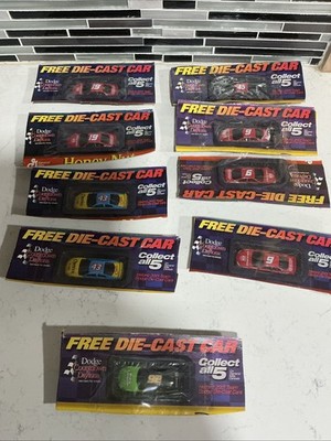 Lot Of 9 Punt Down To Daytona Die Cast Cars 2001 Promo NASCAR General Mills 