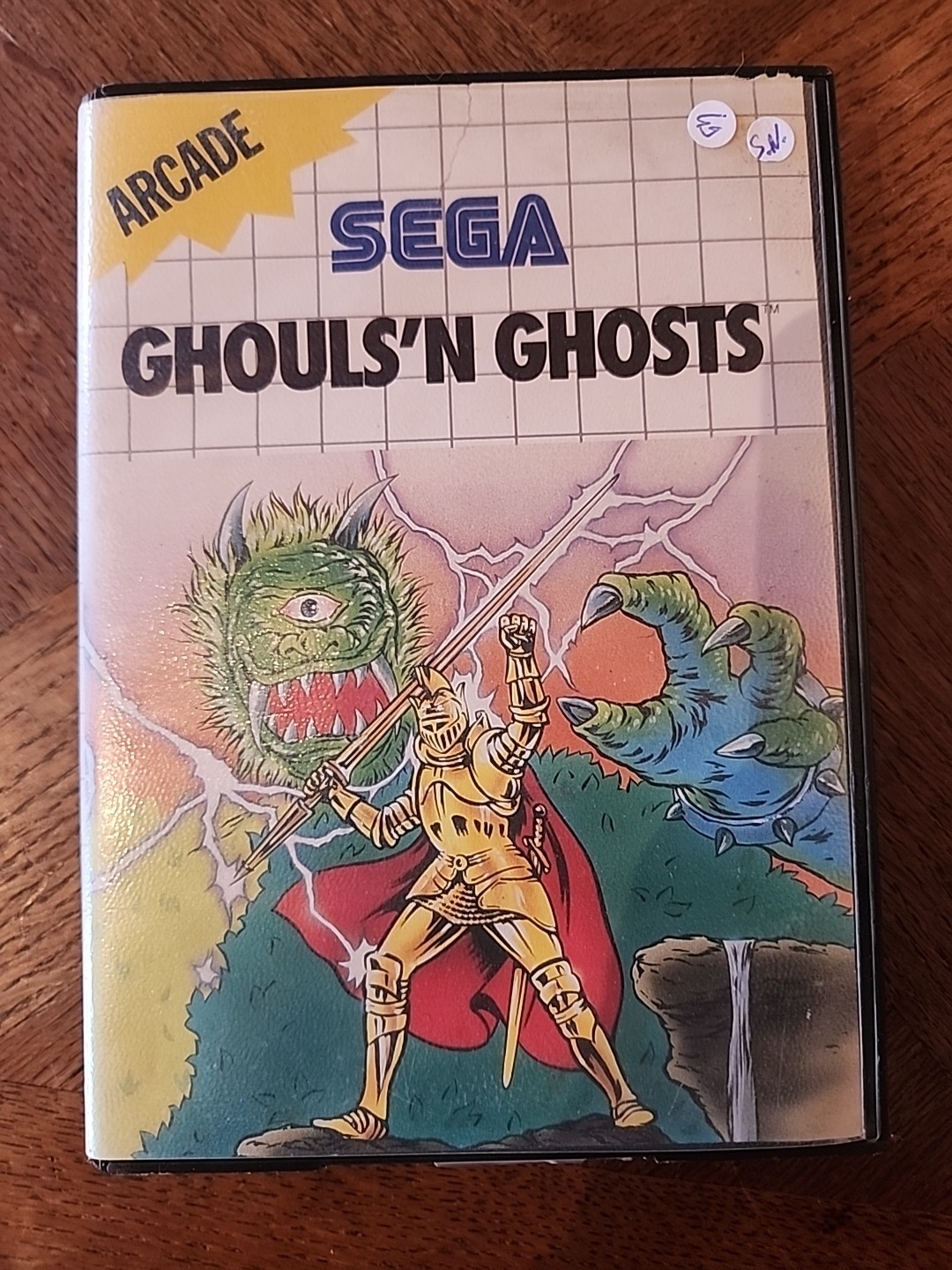 ghouls’n ghosts  authentique version originale sega master system 