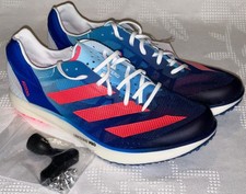 ADIDAS AdiZero Avanti Tokyo Blue Red Mid Distance Track Spike Shoes Men 8.5 11.5