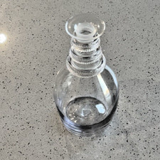 Early 19th Century Irish Glass Decanter 7" with 3-Ringed Neck EXCELLENT