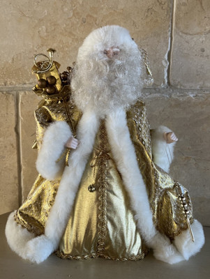 Brinns Musical Santa Claus Figurine ''Oh Holy Night'' Music Box 14'' Tall, Mint