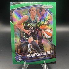 2025 Panini Prizm WNBA Napheesa Collier Green Prizm #8 Lynx SP