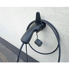 EV Charging Plug Wall Mount Holder – Type 2 Plug Bracket with Cable Organizer