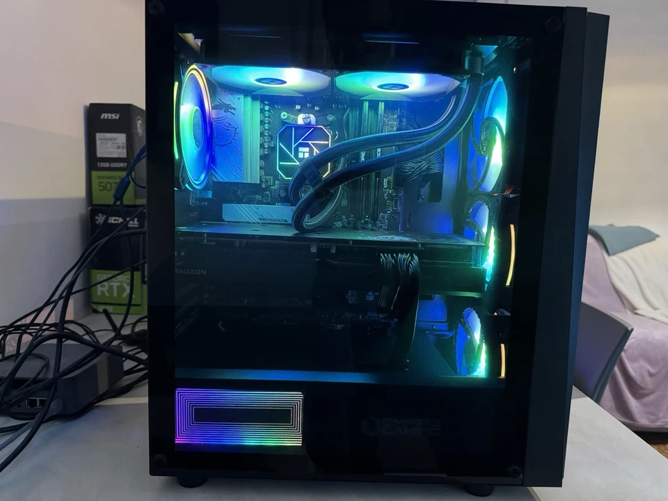 PC Gaming Ryzen 5 9600X RX6800XT SSD 1TB RAM 32GB DDR5 AIO 240 PSU 750W - Immagine 3 di 4