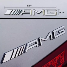 3D Emblem Rear Tailgate Trunk Lid Badge for AMG A C E S CL SL G Models