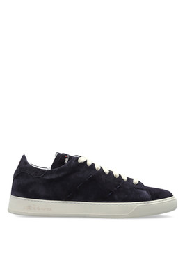 KITON Navy Suede Sneakers New & Authentic