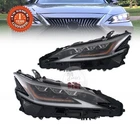 Pair Triple Beam LED Headlight Upgrade For 2019-2020 Lexus ES350 ES300h Full LED