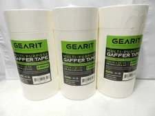 3 GearIT Gaffer Tape (5-Packs 1.88in, 30yd Ea) White Gaffers Tape Waterproof A3J
