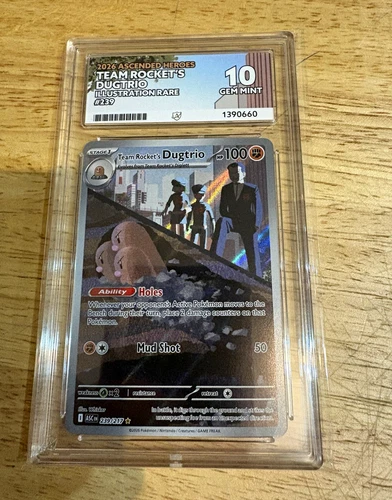 Nintendo Team Rocket's Dugtrio 239/217 Ascended Heroes IR Foil 2026 ENG ACE 10