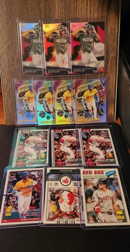 Roman Anthony 2026 Topps 13 Card Rookie Baseball Lot Boston Red Sox RC