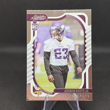 2022 Panini Absolute - Rookies #144 Andrew Booth Jr. (RC) Vikings