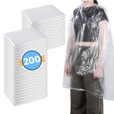 200 Pcs Disposable Capes Hair Salon, 48 x 36 Inch Disposable Hair Salon Capes...