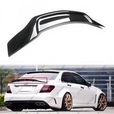 Rear Spoiler Compatible With 2008-2014 Mercedes Benz W204 C Class R Style Du...