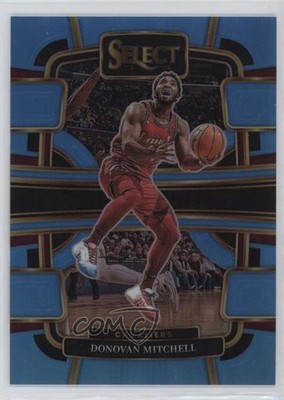 2023 Panini Select Concourse Light Blue Prizm 96/299 Donovan Mitchell #38 11q2