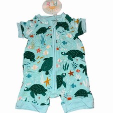 little sleepies Sea Turtle Friends Shorty Zippy