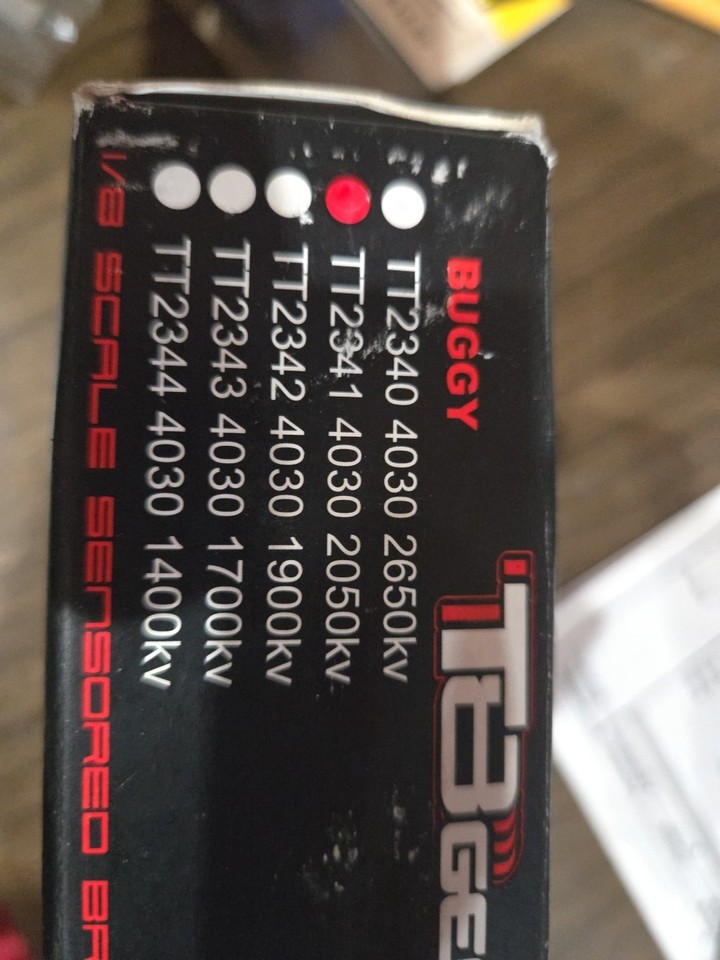 Brushless Motoren für RC Autos 1:8