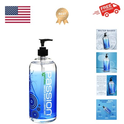 Passion Natural Water-Based Personal Lubricant, 34 Fl Oz - , Non-Sticky, Easy...