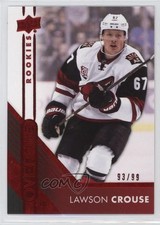 2016-17 Upper Deck Overtime Rookies Red Foil 93/99 Lawson Crouse #172 2a8