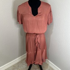 Simply Vera Wang Flutter Sleeve Dress Size Large