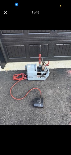 RIDGID Pipe Threader 1210 Self Oiling OIL-LESS PIPE THREADING MACHINE 110V POWER