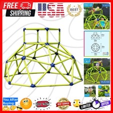 Monkey Bars Climbing Tower - Active Indoor Outdoor Play Set Climbing Dome Equ...