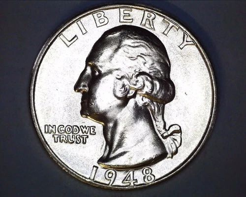 1948  WASHINGTON QUARTER  BU **331-6