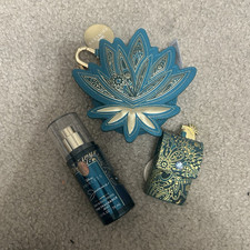 Bath Body Works Princess Jasmine Travel Set Mist Spray Gel Holder