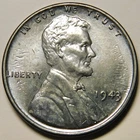1943 P Lincoln Wheat Cent Penny  BU  "Actual Coin Pictured"