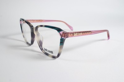 Just Cavalli VJC048 Cat Eye Mehrfarbig Damen Brille Brillengestell Glasses CS148