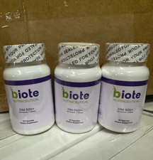 3 PACK Biote Nutraceuticals DIM SGS  Hormone  Detox 60 Capsules Pills Exp 3/27