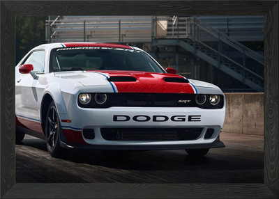 Dodge Challenger SRT Gerahmtes Wandbild Poster Leinwanddruck Bild