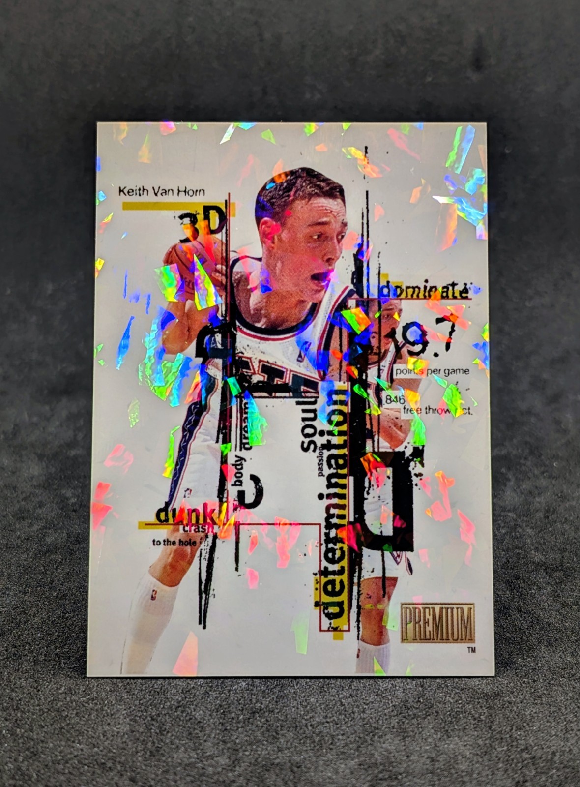 1998-99 Skybox Premium 3D RARE INSERT Keith Van Horn #13 of 15 DDD NJ Nets