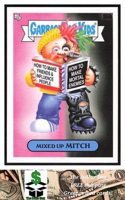 2022 Topps Garbage Pail Kids: Book Worms #96b Mixed Up Mitch -