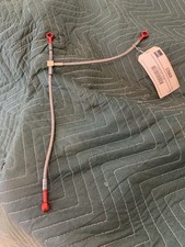 Jaguar Xke E Type Series 1 2 Xk Engine Cam Oil Line Feed Stainless Braided
