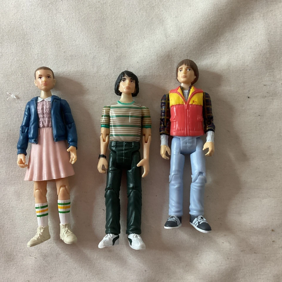 Lot Of 3 Funko Stranger Things 3.75” Figure Lot 2017 Will Byers Eleven Mike Whee - Image 2 of 4