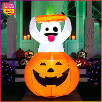Aufblasbare Halloween-Dekoration Geister In KüRbis 152 Cm FüR Garten Deko