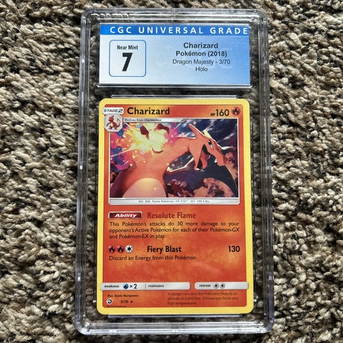 Charizard graded CGC 7 for sale on eBay