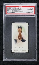2006 Allen & Ginter's Mini Bazooka Back 5/25 Chien-Ming Wang PSA 10 GEM MT 4f5