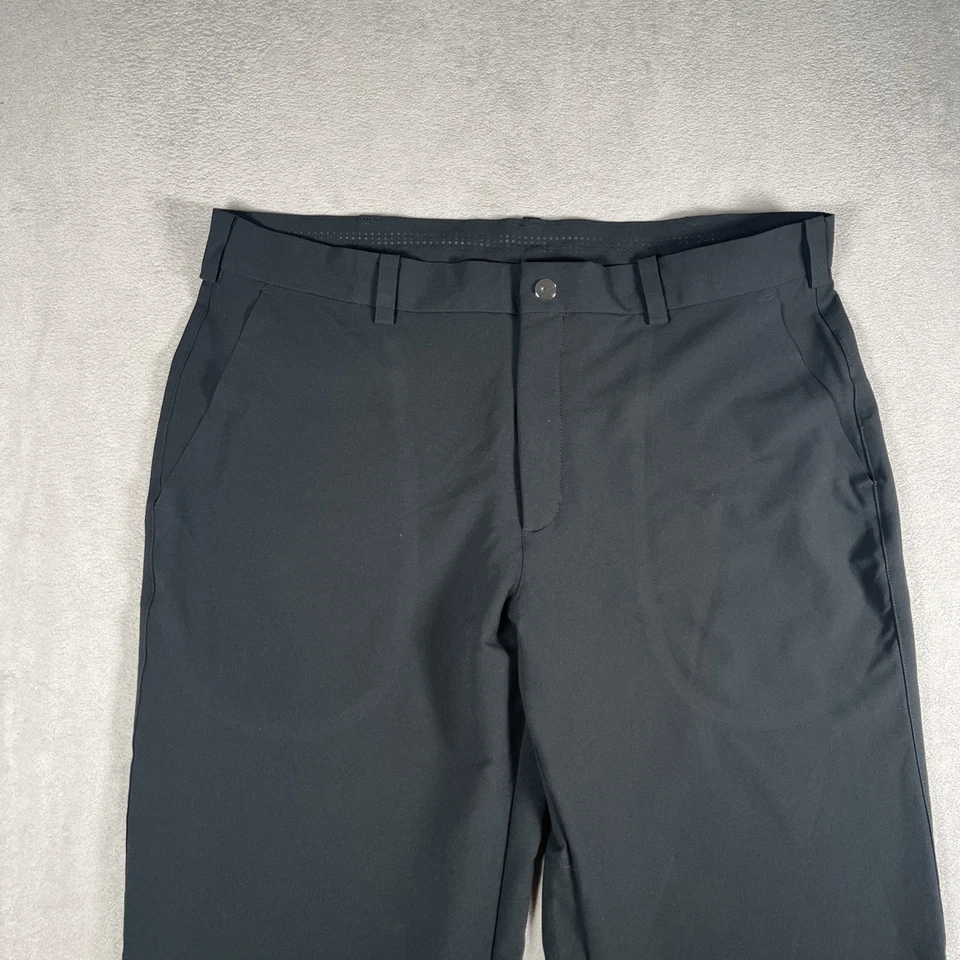 Pantalones de golf Nike Tiger Woods Ultralite para hombre 35x32 negros chinos elásticos 540226-010 Foto 3 de 4