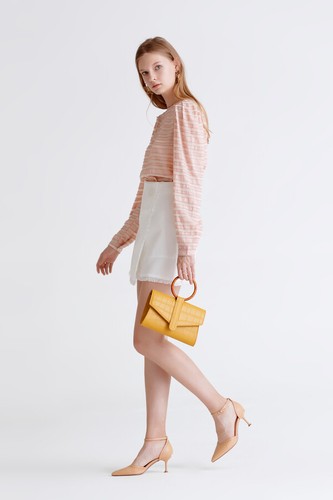 OJAY Jacquard Puff-Sleeve Top - Picture 12 of 14