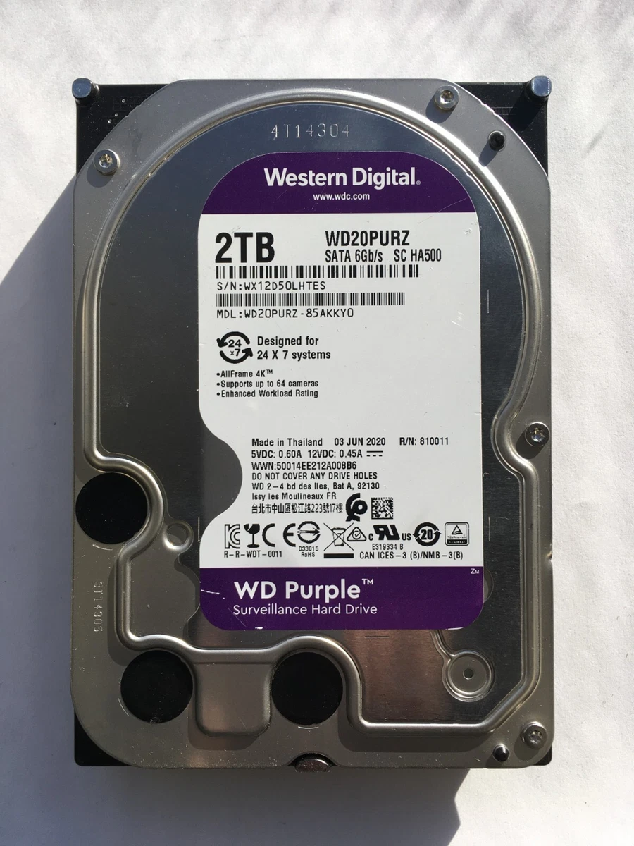 Wd purple hotsell wd20purz