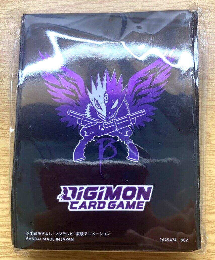 Digimon Official Protector Beelzemon 60 Sleeve Japanese NEW Advance Deck  ST14