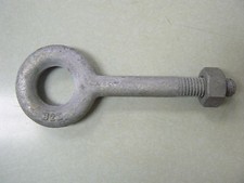 1/2-13 x 3 1/4" Drop Forged Eyebolt - Hot Dip Galvanized - Lot of 6 Pcs.