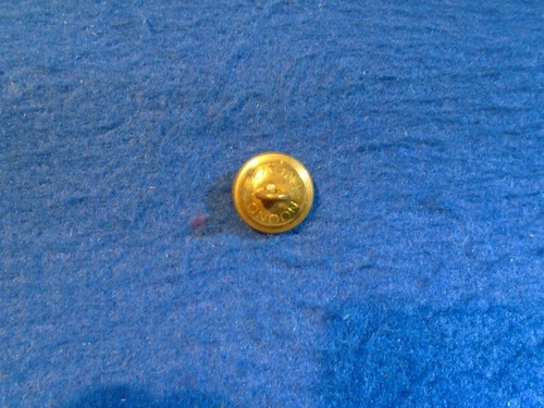 KINGS CROWN WAR DEPARTMENT FLEET R.A.S.C. 17MM OFFICERS GILT BUTTON, GAUNT - Picture 3 of 3