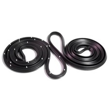 1964 1965 Chevy El Camino Door Seals Weatherstrip 2pc Pair Metro Molded USA MADE
