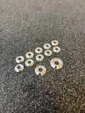 1/4" BILLET ALUMINUM WASHERS (10x) Hot Rods, Offroad, Engine Bay MADE IN USA!
