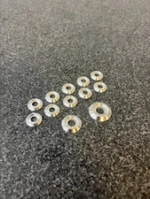 1/4" BILLET ALUMINUM WASHERS (50x) Hot Rods, Offroad, Engine Bay MADE IN USA!